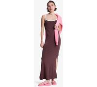Roxy Robe longue sans manches Roxy Sugar Sands en jersey à logo Marron M (EU 40-42)