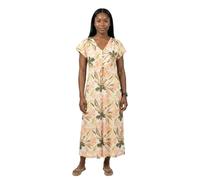 Roxy Dynamite Girl Again Short Sleeve Midi Dress Blanc S Femme