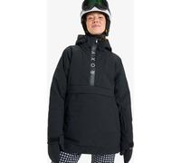 Roxy Roxy Black Radiant Lines Overhead Logo Ski Jacket