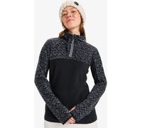 Roxy Roxy Black Sayna Half Zip Ski Layer Fleece