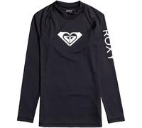 Roxy Roxy Black Whole Hearted Long Sleeve Logo Rash Vest