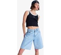 Roxy Roxy Blue Breakers Mid Sunbleached Denim Bermuda Jort Shorts Blue EU 54 (UK 26)