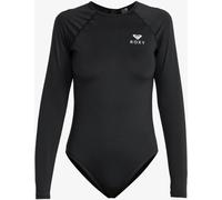 Roxy Roxy Cream Essentials Long Sleeve Back Zip Logo Swimsuit