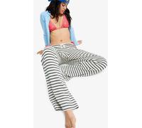 Roxy Roxy Cream Palma De Playa Stripe Low Rise Elasticated Trousers