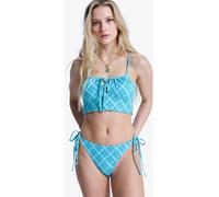 Roxy Roxy Green Plaid Check PT Essentials Tanga Bikini Bottom