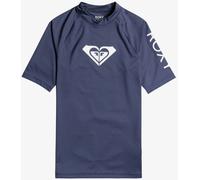 Roxy Roxy Navy Wholehearted Short Sleeve Logo Rash Vest