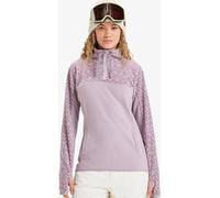 Roxy Roxy Purple Sayna Half Zip Ski Layer Fleece