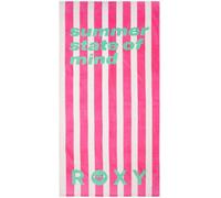 Roxy Roxy Trouble In Town Stripe Logo Beach Towel Rose Un an