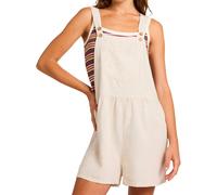 Roxy - Salopette fluide - Easy Isle Mini Jumper Overall Natural pour Femme - Taille M - Beige Beige M
