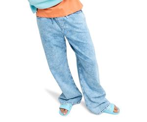 Roxy Saltwater Mid Sunbleached - Jean Coupe Ample - Femme - 26 - Bleu