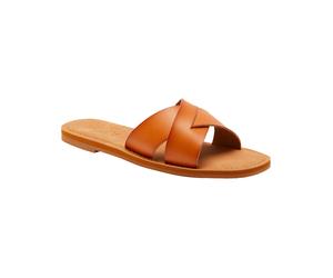Roxy - Sandales légères - Andreya Sandal Tan pour Femme en Cuir - Taille 10 US - Marron Marron 10 US