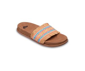 Roxy - Sandales légères - Syenna 2 Sandal Tan pour Femme en Cuir - Taille 8 US - Marron Marron 8 US