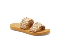 Roxy Sandales Porto Slide II pour femme, naturel, 37 EU