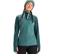 Roxy SAYNA Half Zip Sweatshirt, Sea Pine ROXYGRAM Tonal, S Women's