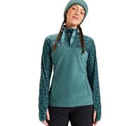 Roxy SAYNA Half Zip Sweatshirt, Sea Pine ROXYGRAM Tonal, XL Women's