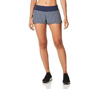 Roxy Short de Bain pour Femme, Mood Indigo Basic Rayures Vertes, S