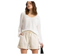 Roxy Short en sweat Sweetest Day en coton Beige Femme Taille S