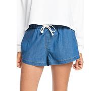 Roxy Short en jean Go to The Beach - Bleached Blue, Bleu décoloré., Taille L