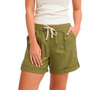 Roxy - Short urbain léger - Sweetest Day Short Oil Green pour Femme en Coton - Taille M - Vert Vert M
