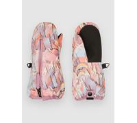 Roxy - Moufles de ski/snowboard - Snows Up Mitt Coral Chic Papercut - Taille Enfant M - Rose Rose M