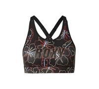 ROXY Soutien-gorge de sport 'EVD FLOW' bleu clair / jaune clair / rouge sang / noir, Taille M