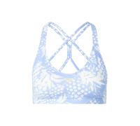 ROXY Soutien-gorge de sport 'Heart Into It' bleu clair / jaune clair / blanc, Taille XL