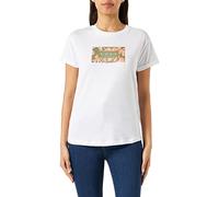 Roxy Sparkle Evening Flowers Square T-Shirt Femme, Bright White, XL