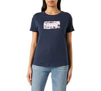 Roxy Sparkle Evening Flowers Square T-Shirt Femme, Mood Indigo, S