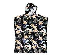 Roxy Stay Magical - Poncho de Surf - Femme, Noir (Anthracite Rg Praslin S), Taille Unique