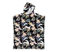 Roxy Stay Magical - Poncho de Surf - Femme, Noir (Anthracite Rg Praslin S), Taille Unique