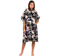 Roxy Stay Magical Printed Poncho de surf noir Uni
