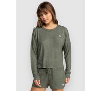 Roxy Saturdaze Cosy Sweatshirt Vert M Femme