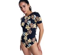 Roxy - Sun Babe Ss Onesie - Lycra femme Anthracite Nostalgic Feels - M