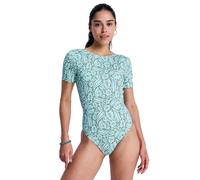 Roxy - Sun Babe Ss Onesie - Lycra femme Oil Green Wildside Paisley - M