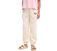 Roxy Surf Feeling Wide Brushed - Pantalon de Jogging Coupe Large - Fille 4-16 - 14 - Beige