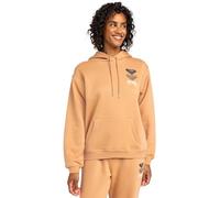 Roxy Surf Stoked Hoodie Brushed A Pullover Sweater, Camel, XL Women's