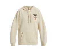 Roxy Surf Stoked Hoodie Brushed A Pullover Sweater, Parchment, XS Women's