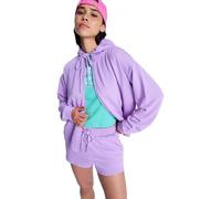 Sweatshirt Ã capuche zippÃ© femme Roxy Surfing By Daylight Violet XS