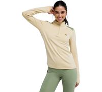 Roxy Boundless Spirit Half Zip Sweatshirt Beige M Femme