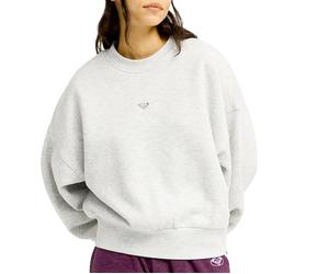 Roxy - Sweat molletonné - Solar Rush Light Grey Heather en Coton - Taille S - Gris Gris S