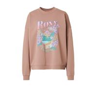 ROXY Sweat-shirt 'LINEUP' moka / jaune foncé / jade / lilas, Taille M