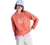 ROXY Sweat-shirt 'Surf Stoked Terry Vint' abricot / blanc, Taille S