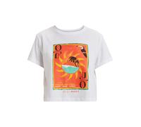 ROXY T-shirt 'Atlas' jaune / homard / noir / blanc, Taille M