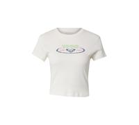 ROXY T-shirt 'BEACH LOVE' marine / vert clair / rose clair / blanc cassé, Taille S