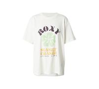 ROXY T-shirt brun foncé / menthe / orange / blanc, Taille S