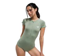 Roxy T-Shirt de Surf Essentials Zipped CS Onesie Vert