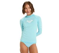 Roxy T-Shirt de Surf Whole Hearted LS Femme Bleu L