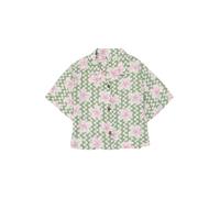 ROXY T-Shirt fonctionnel 'Salty Sun' vert clair / rose clair / blanc, Taille 164-170