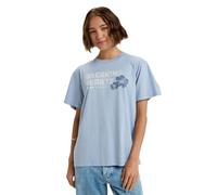 Roxy T-Shirt Manche Courtes HANGLOOSE The Sky Femme Bleu M