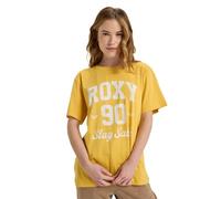 Roxy T-Shirt Manche Courtes HANGLOOSE The Sky Femme Jaune XS